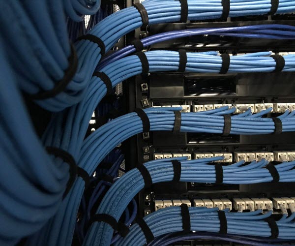 ASI - Construction differences Pile of Blue wires